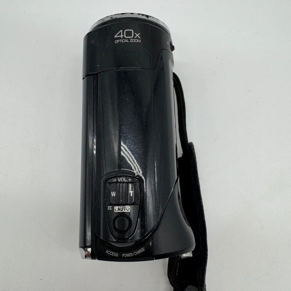 JVC Everio GZ-HM30BU HD Camcorder Black 40x Optical Zoom Untested For Parts